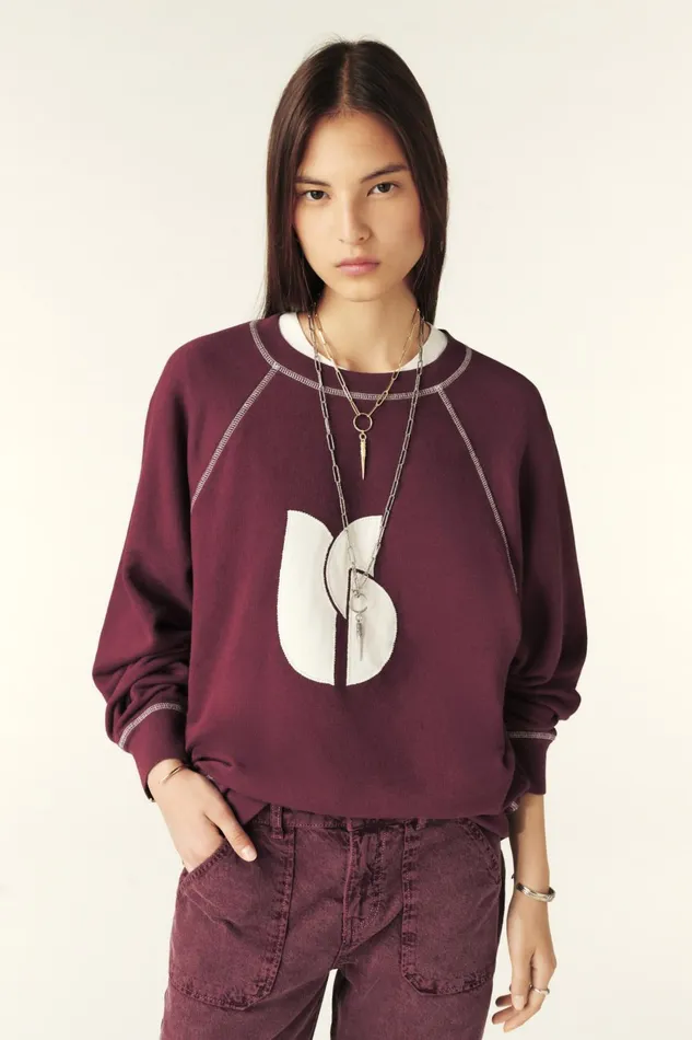 LongSleeve Sweatshirt Bart Gray Women Baandsh Sweatshirts