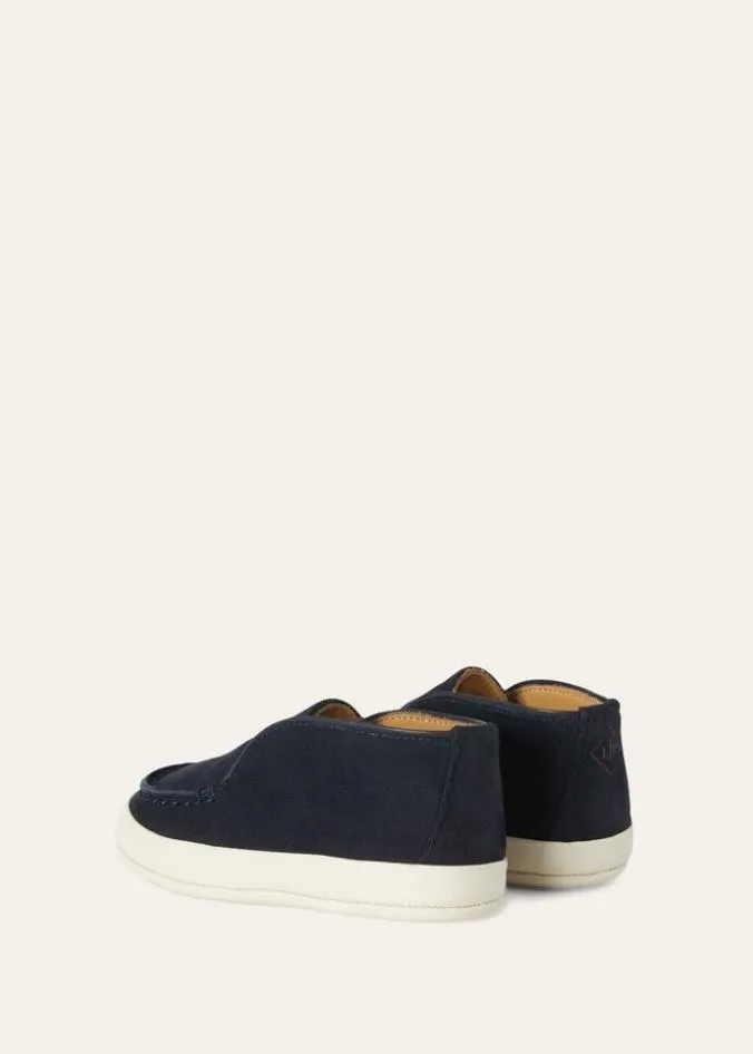 Loro Piana Baby 336 M Open Walk Chukka Boots Powder Pearl 8211 Kids