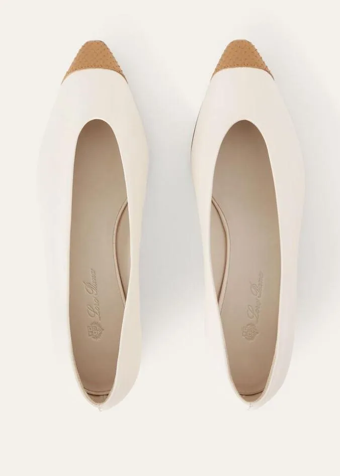 Loro Piana Ballerinas Rebecca Ballet Flats Sicilian Capersearth Burnt 8211 Woman