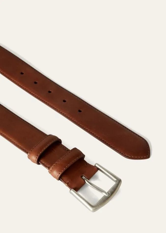 Loro Piana Belts Alsavel Belt Chocolate 8211 Man