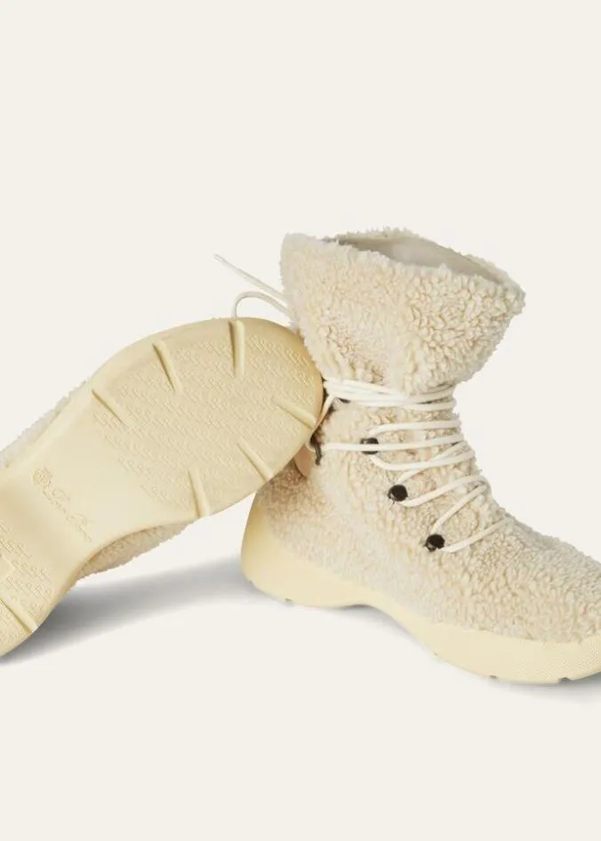 Loro Piana Boots And Ankle Boots Trace Hiking Boots White Amchoor 8211 Woman