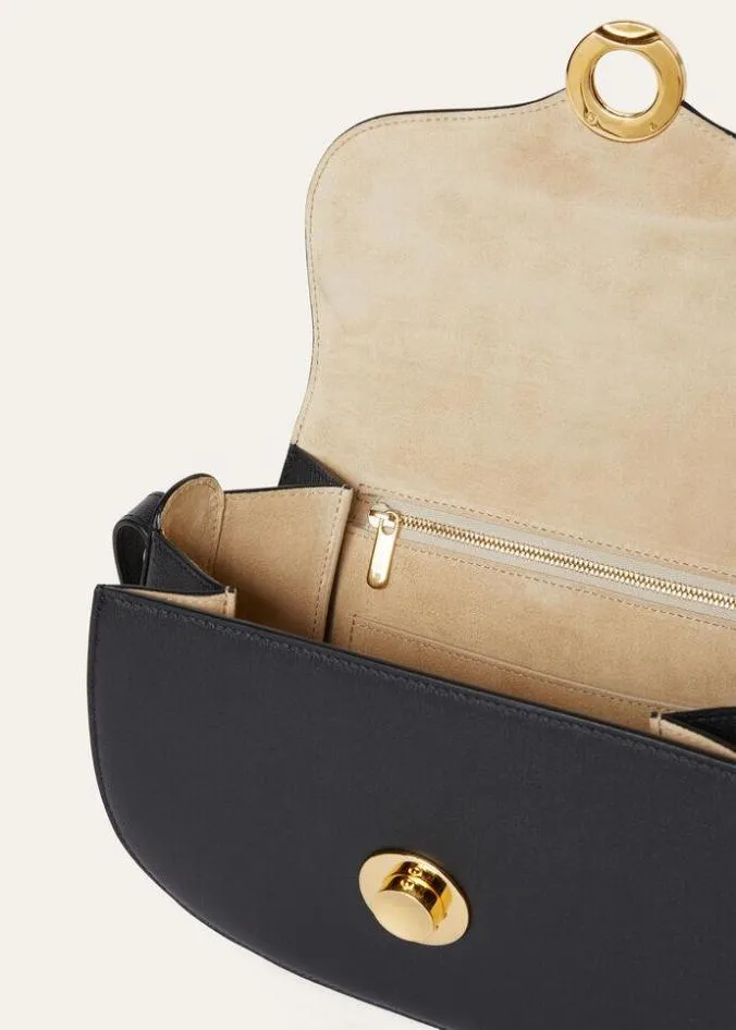 Loro Piana Cross Body And Shoulder Bags Small Ghiera Bag Black 8211 Woman