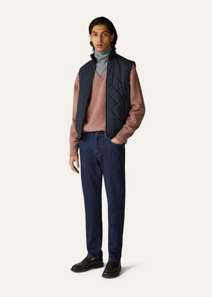 Loro Piana Denim Quarona FivePocket Pants Dark Japan Blue 8211 Man