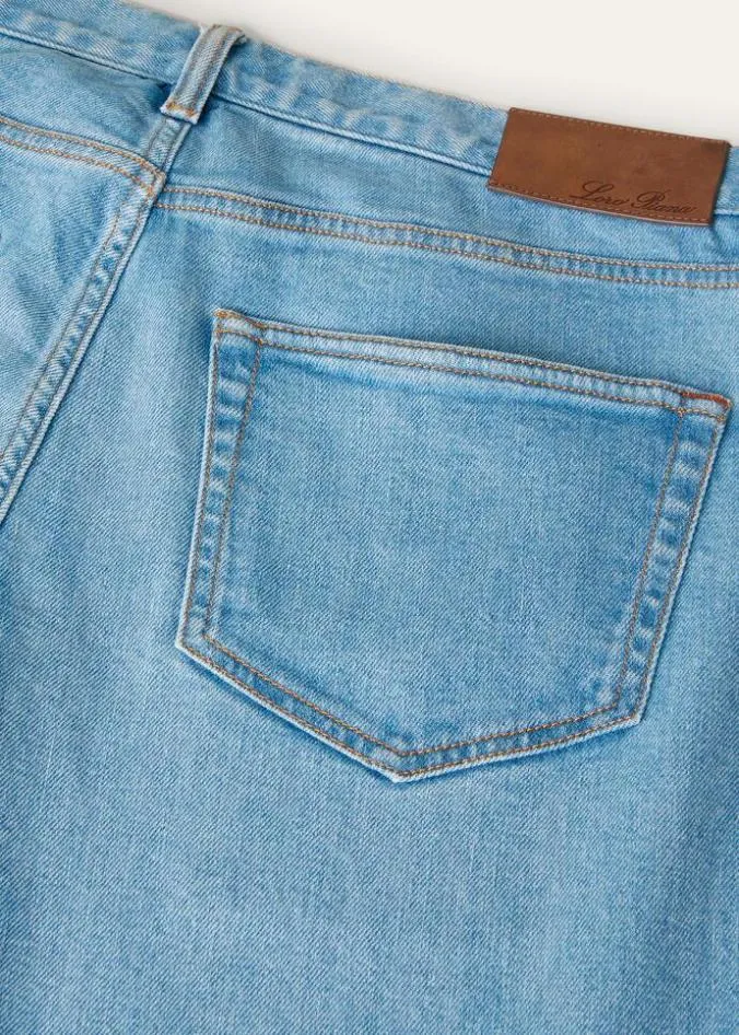 Loro Piana Denim Quarona FivePocket Pants Dark Japan Blue 8211 Man