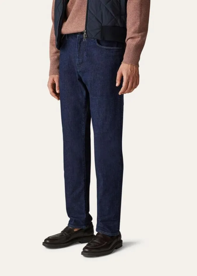 Loro Piana Denim Quarona FivePocket Pants Dark Japan Blue 8211 Man
