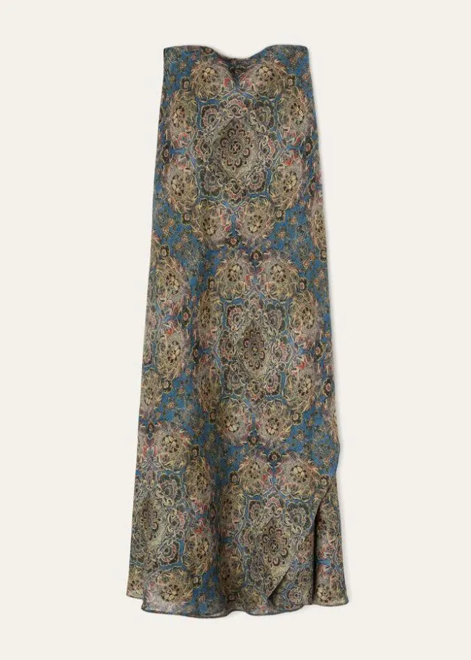 Loro Piana Dresses Gabi Dress Azurecoral Baynutmeg Powder 8211 Woman