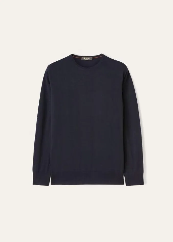 Loro Piana Essentials TShirt Crewneck Desert Mist 8211 Man