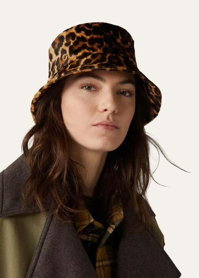 Loro Piana Hats Kaeli Hat Printed Leopard 8211 Woman