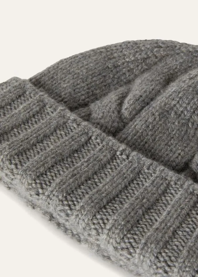 Loro Piana Hats Napier Beanie White Snow 8211 Woman