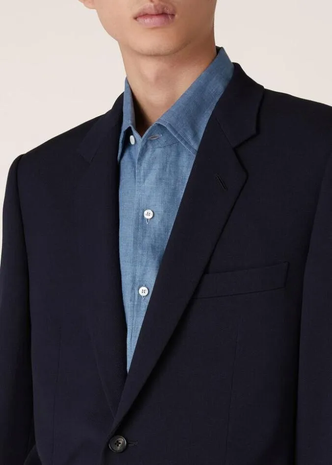 Loro Piana Jackets Formal Jacket Navy Blue 8211 Man