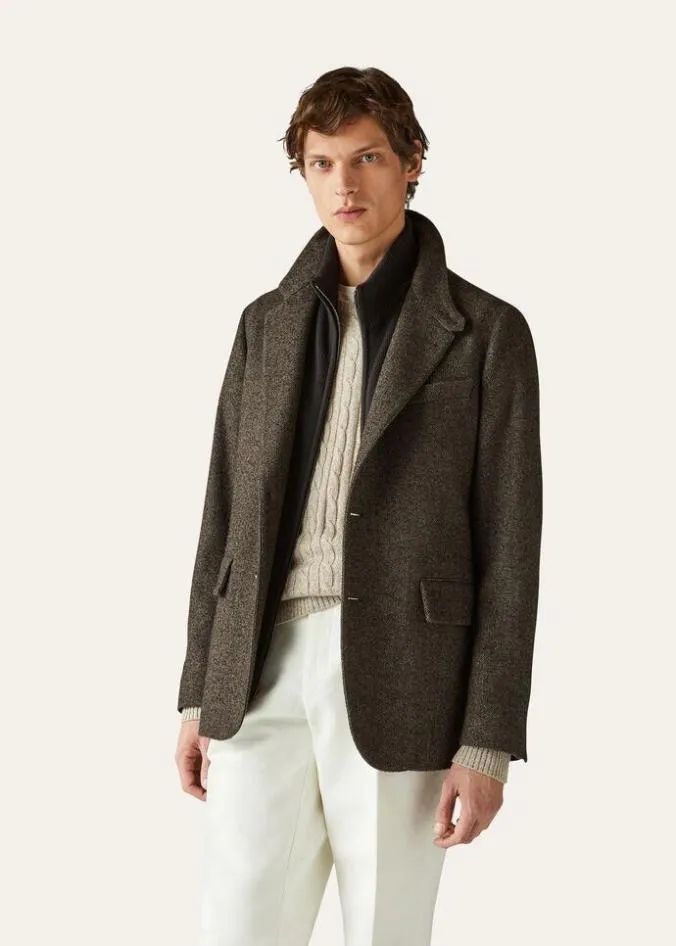 Loro Piana Jackets Sefton Jacket Hickory 8211 Man
