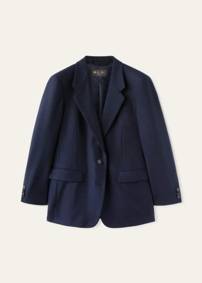 Loro Piana Knitwear Belia Jacket China Blue 8211 Woman