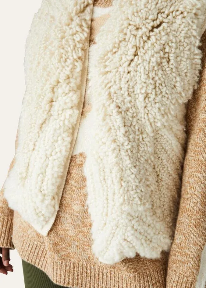Loro Piana Knitwear Engelberg Vest White Snow 8211 Woman