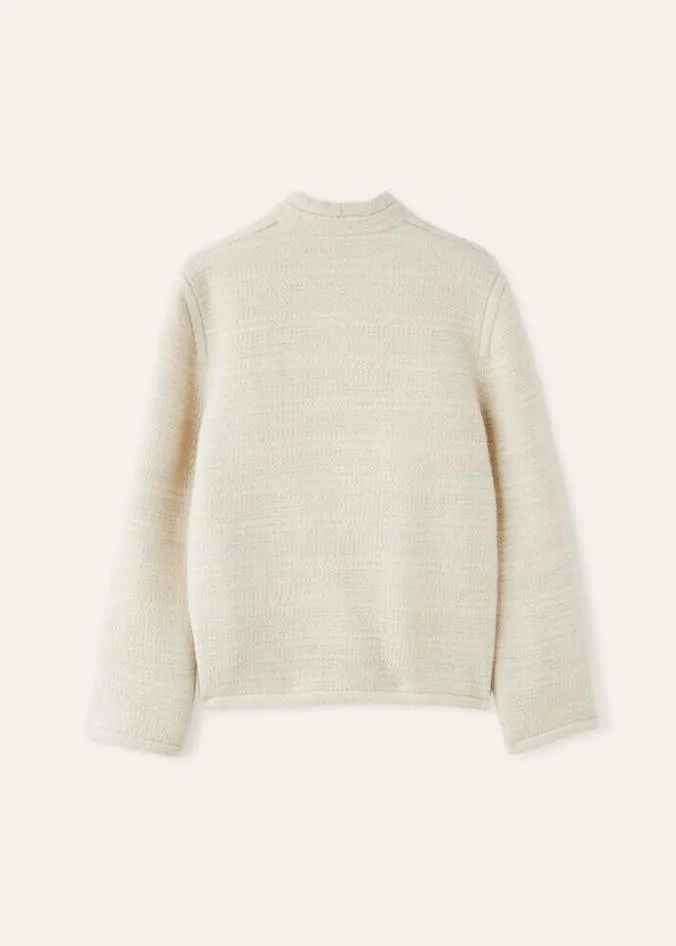 Loro Piana Knitwear Kiso Jacket Fancy Alesan Stone 8211 Woman
