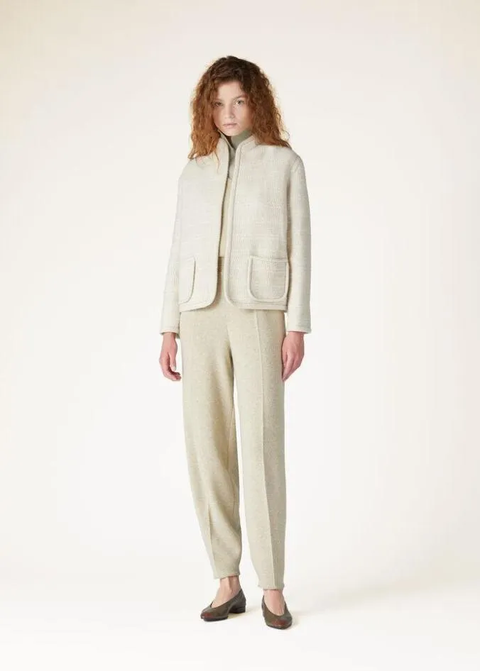 Loro Piana Knitwear Kiso Jacket Fancy Alesan Stone 8211 Woman