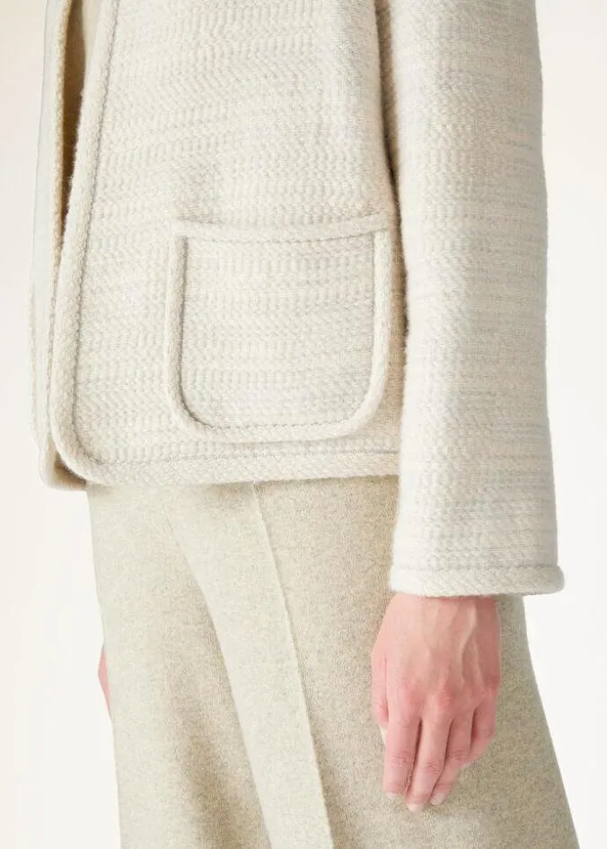 Loro Piana Knitwear Kiso Jacket Fancy Alesan Stone 8211 Woman