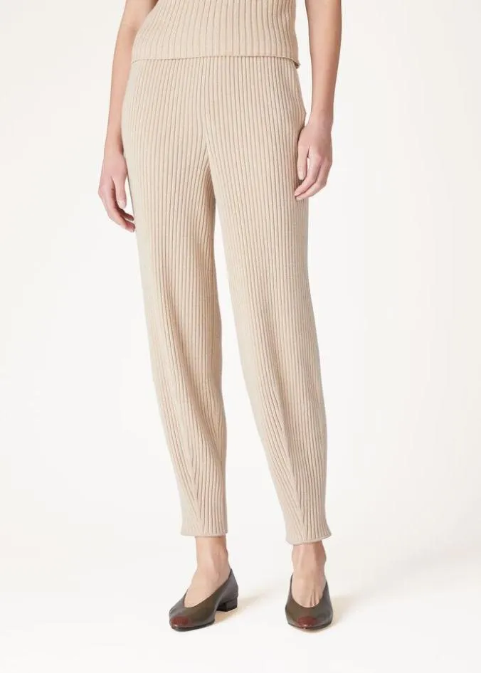 Loro Piana Knitwear Lago Sirio Pants Dried Lemongrass Mel Natural Dyed 8211 Woman