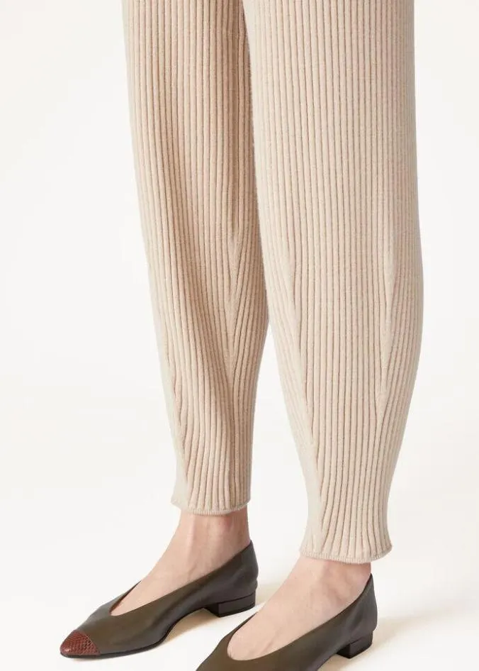 Loro Piana Knitwear Lago Sirio Pants Dried Lemongrass Mel Natural Dyed 8211 Woman
