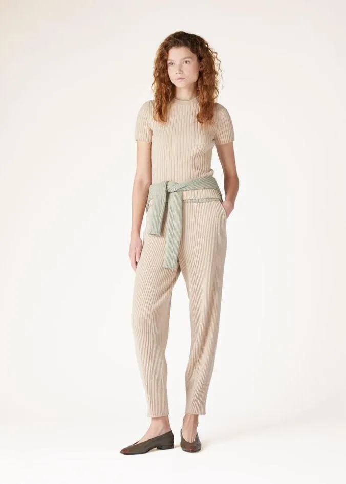Loro Piana Knitwear Lago Sirio Pants Dried Lemongrass Mel Natural Dyed 8211 Woman