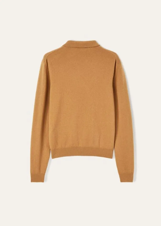 Loro Piana Knitwear Merano Polo Shirt Natural Medium Vicuna 8211 Woman