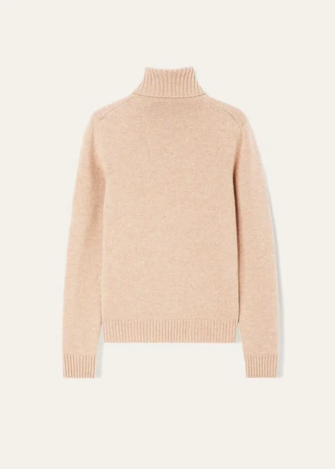 Loro Piana Knitwear Parksville Turtleneck White Titanium 8211 Woman