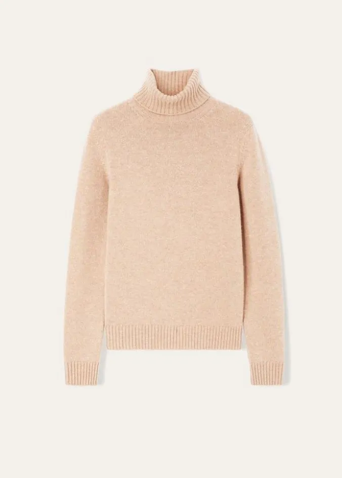 Loro Piana Knitwear Parksville Turtleneck White Titanium 8211 Woman