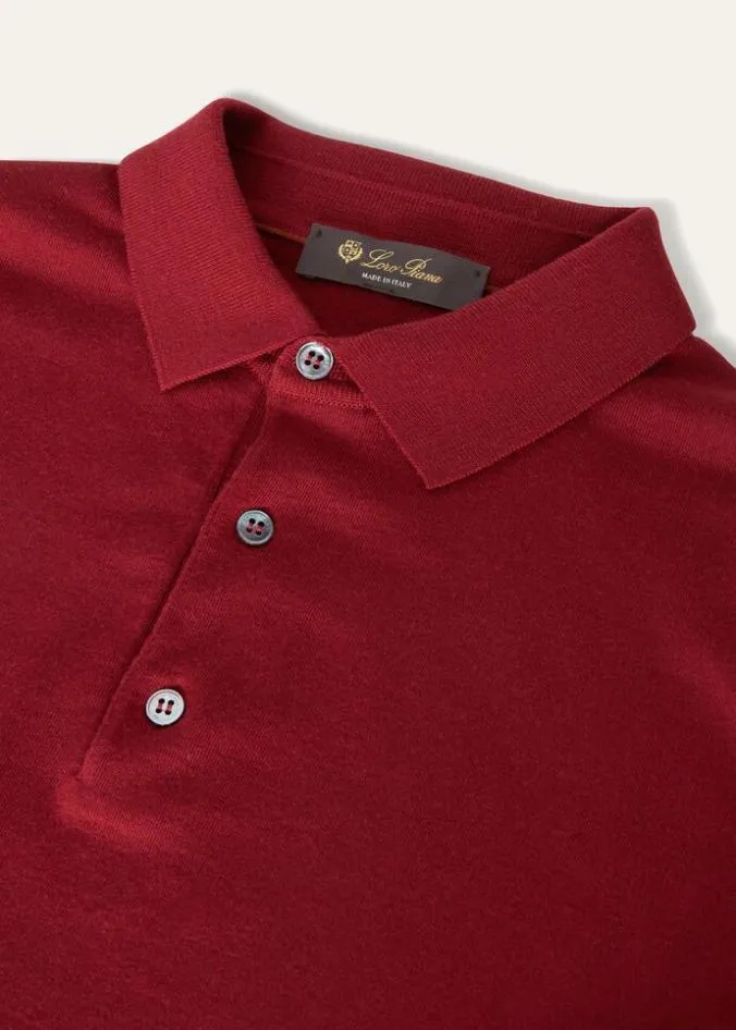 Loro Piana Knitwear Polo Desert Mist 8211 Man