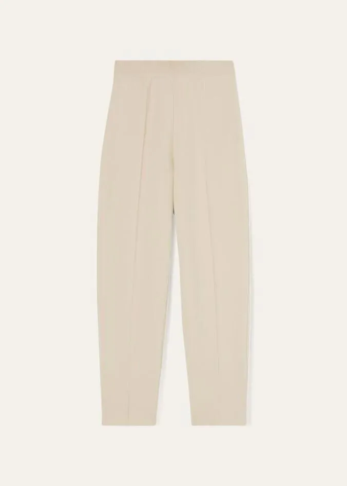 Loro Piana Knitwear The Gift Of Kings Stretto Pants Candy Sky 8211 Woman