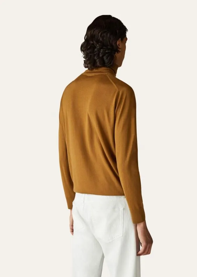 Loro Piana Knitwear Turtleneck Desert Mist 8211 Man