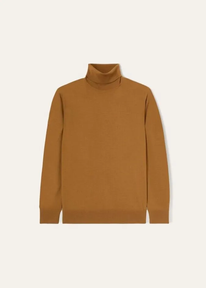 Loro Piana Knitwear Turtleneck Desert Mist 8211 Man