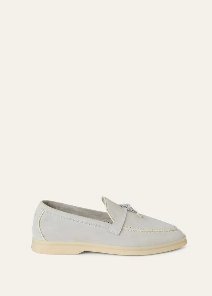 Loro Piana Loafers Summer Charms Walk Loafers Sorbet Pink 8211 Woman