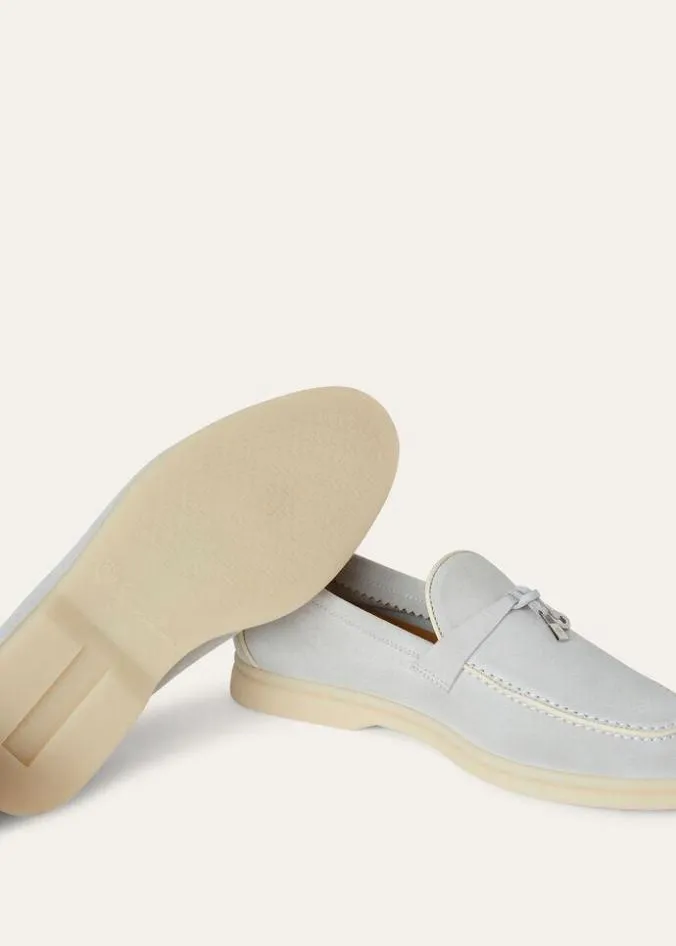 Loro Piana Loafers Summer Charms Walk Loafers Sorbet Pink 8211 Woman