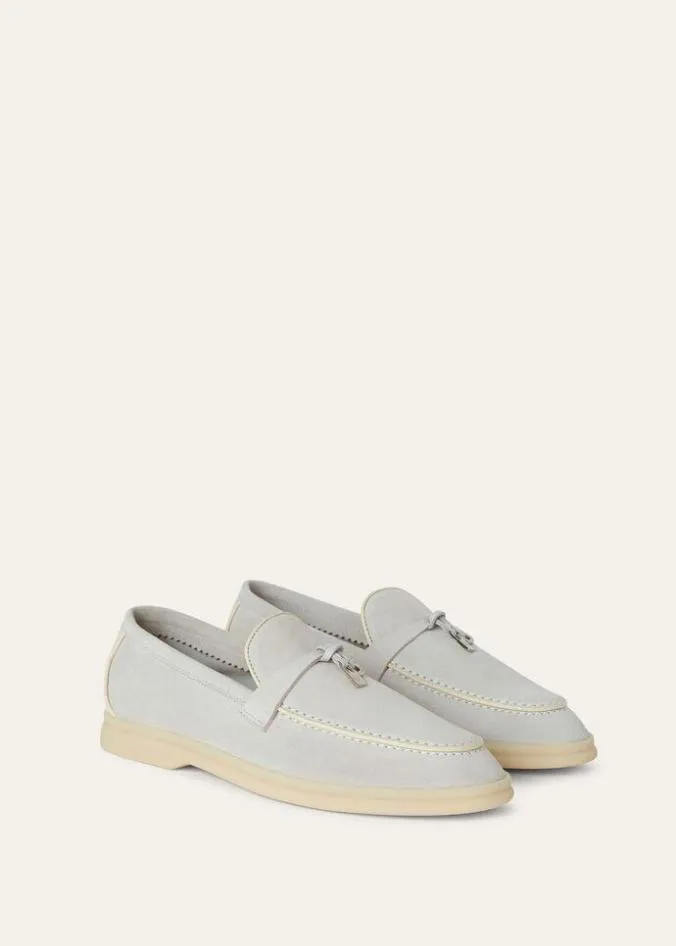 Loro Piana Loafers Summer Charms Walk Loafers Sorbet Pink 8211 Woman