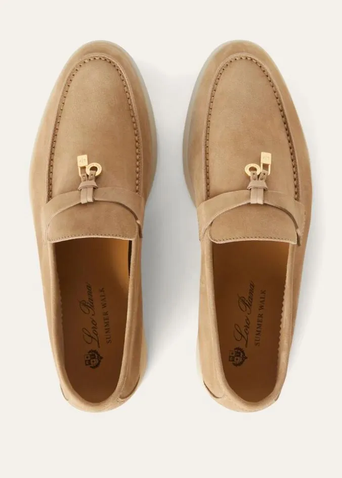 Loro Piana Loafers Summer Charms Walk Loafers Sorbet Pink 8211 Woman