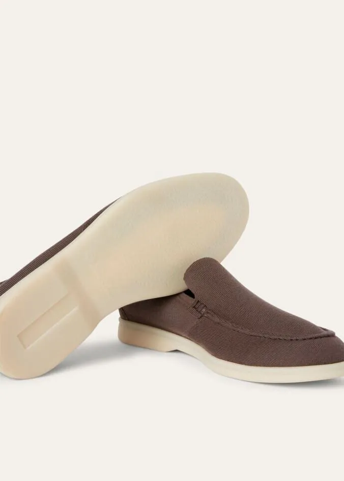 Loro Piana Loafers Summer Knitted Walk New Ocra 8211 Man