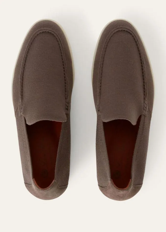 Loro Piana Loafers Summer Knitted Walk New Ocra 8211 Man