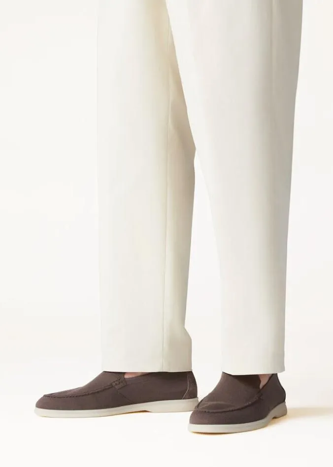 Loro Piana Loafers Summer Knitted Walk New Ocra 8211 Man