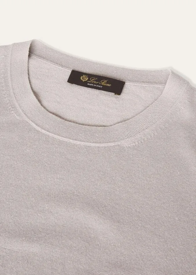 Loro Piana Matching Sets Neo Piuma Crew Neck White 8211 Woman