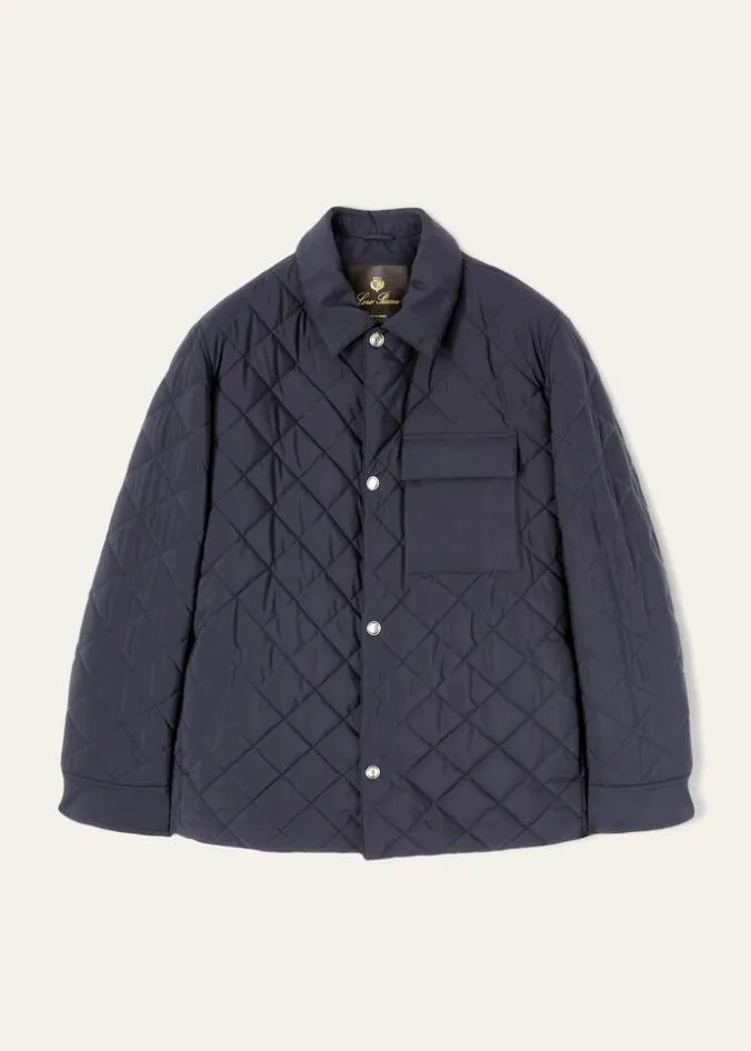 Loro Piana Outerwear Jackets Ampay Overshirt Sandshell 8211 Man