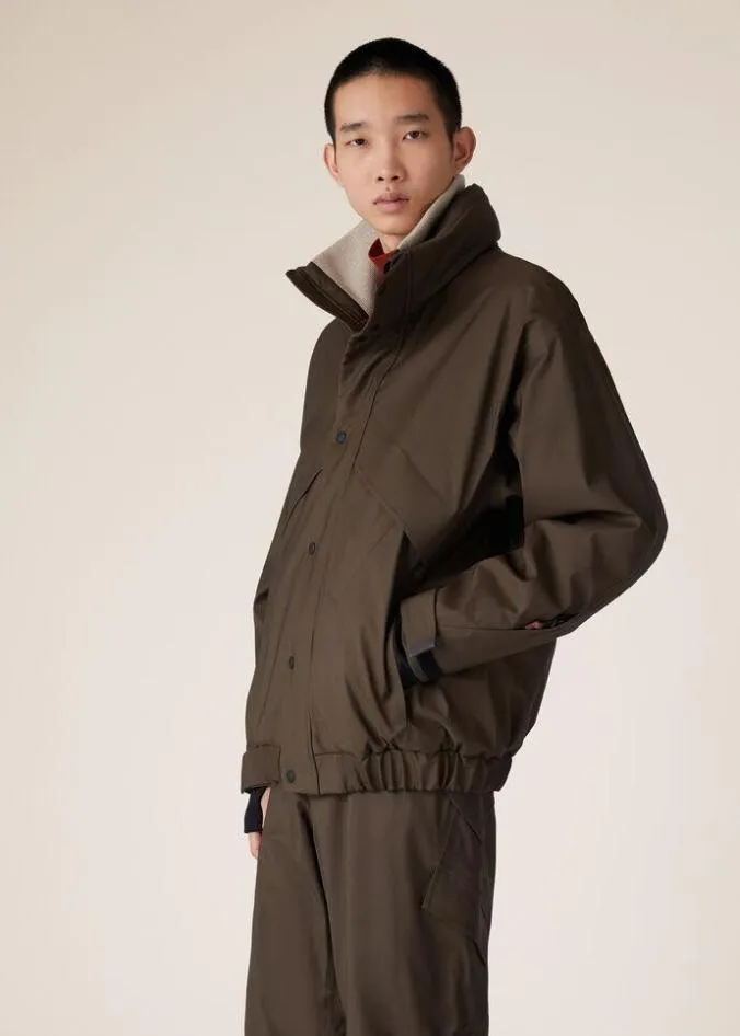Loro Piana Outerwear Jackets Lech Ski Jacket Marble Brown 8211 Man