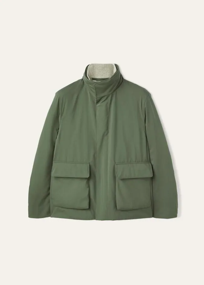Loro Piana Outerwear Jackets Winter Voyager Bomber Jacket Midnight Garden 8211 Man