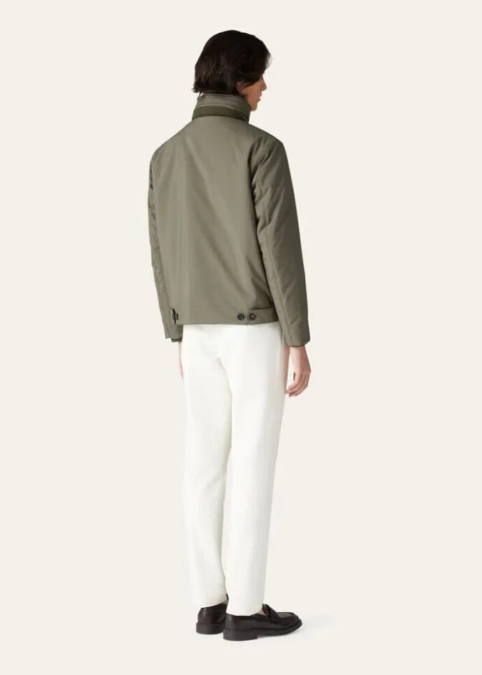 Loro Piana Outerwear Jackets Winter Voyager Bomber Jacket Midnight Garden 8211 Man