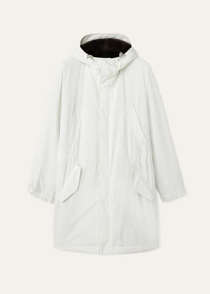 Loro Piana Outerwear Jackets Zermatt Parka White 8211 Man
