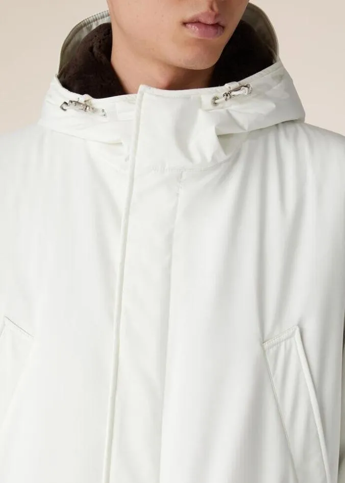 Loro Piana Outerwear Jackets Zermatt Parka White 8211 Man