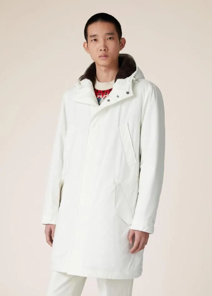 Loro Piana Outerwear Jackets Zermatt Parka White 8211 Man