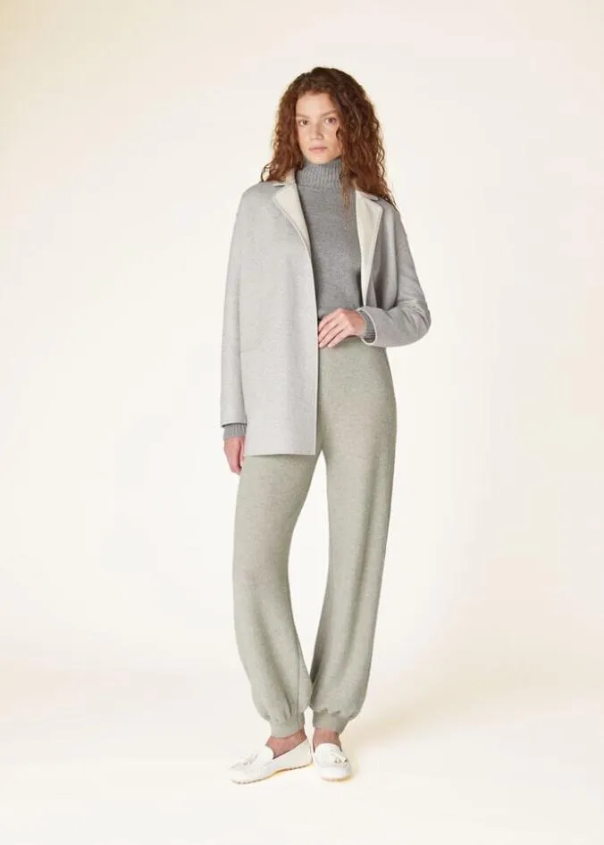 Loro Piana Outerwear Jimi Jacket Sirius Melangegray 8211 Woman