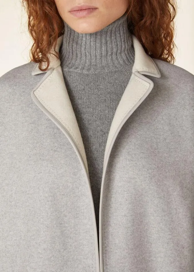 Loro Piana Outerwear Jimi Jacket Sirius Melangegray 8211 Woman