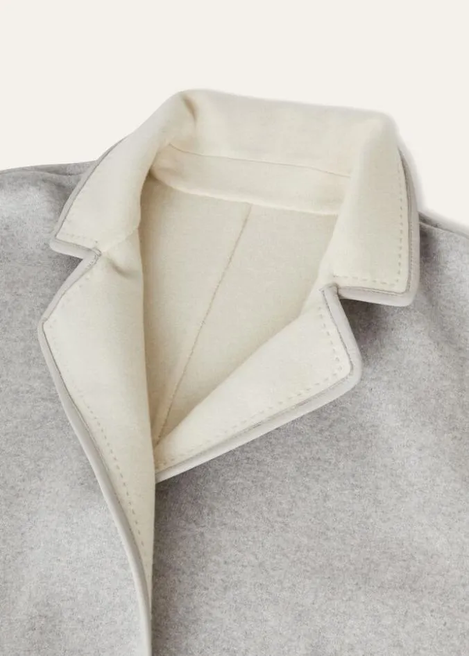 Loro Piana Outerwear Jimi Jacket Sirius Melangegray 8211 Woman