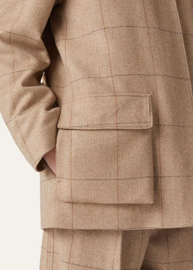 Loro Piana Outerwear Voyager Jacket Grey Melblue 8211 Woman