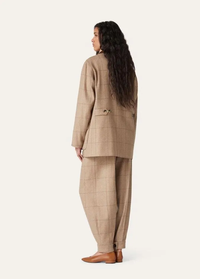 Loro Piana Outerwear Voyager Jacket Grey Melblue 8211 Woman